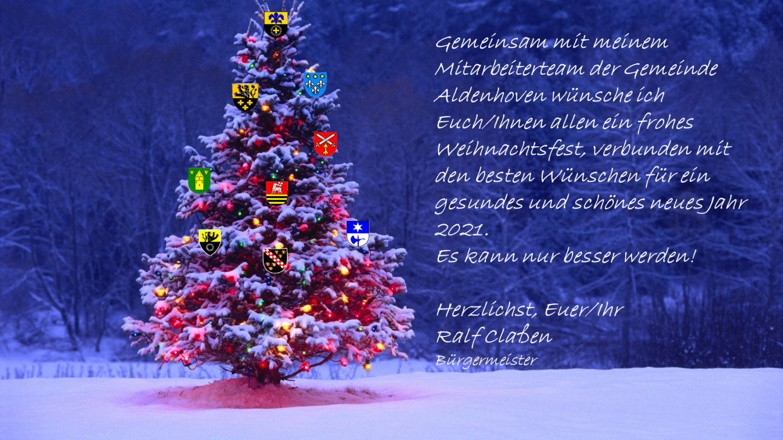 Weihnachtsgrüße 2020 – Ralf Claßen